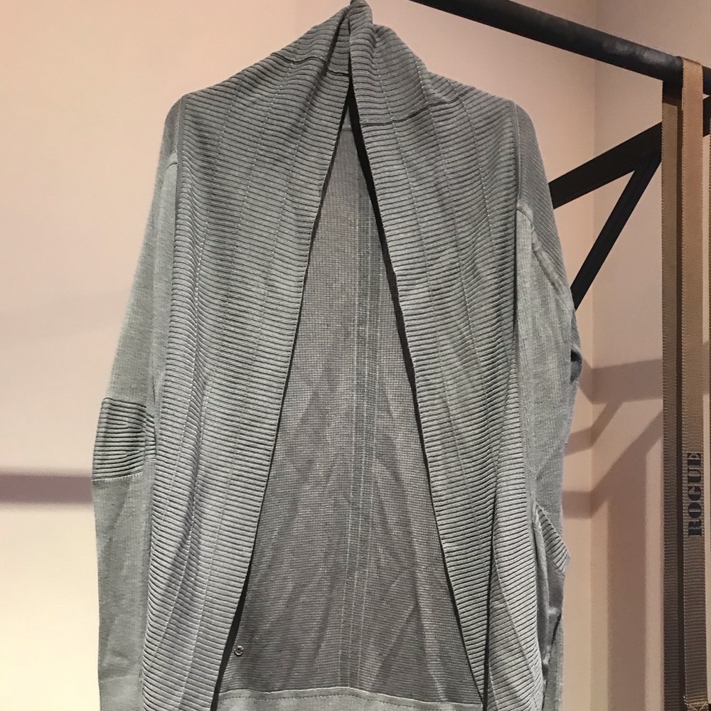 Knee length lululemon sweater/jacket - reversible